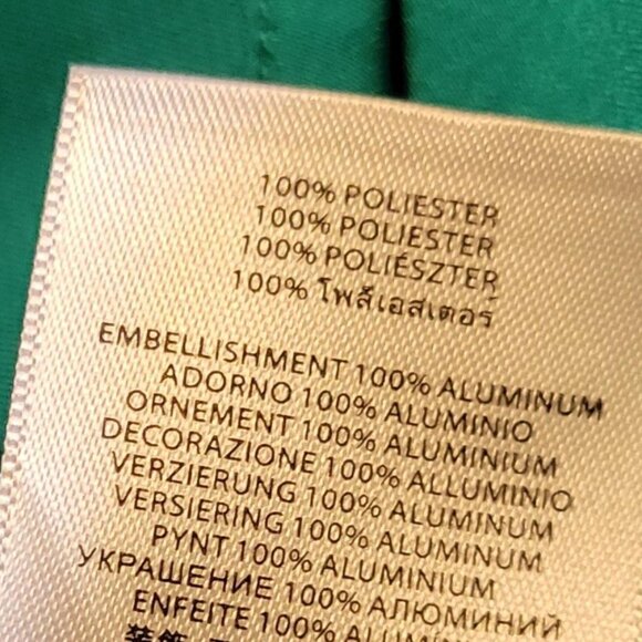 MICHAEL Michael Kors Teal Satin Blouse - Picture 7 of 9